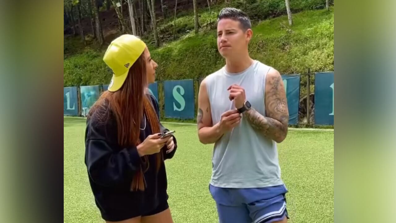 James se encuentra en Medellín esperando por definir su futuro