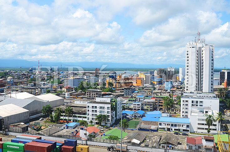 Panorámica de la ciudad de Buenaventura.