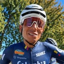 Nairo Quintana hizo el reconocimiento del recorrido para la carrera del domingo