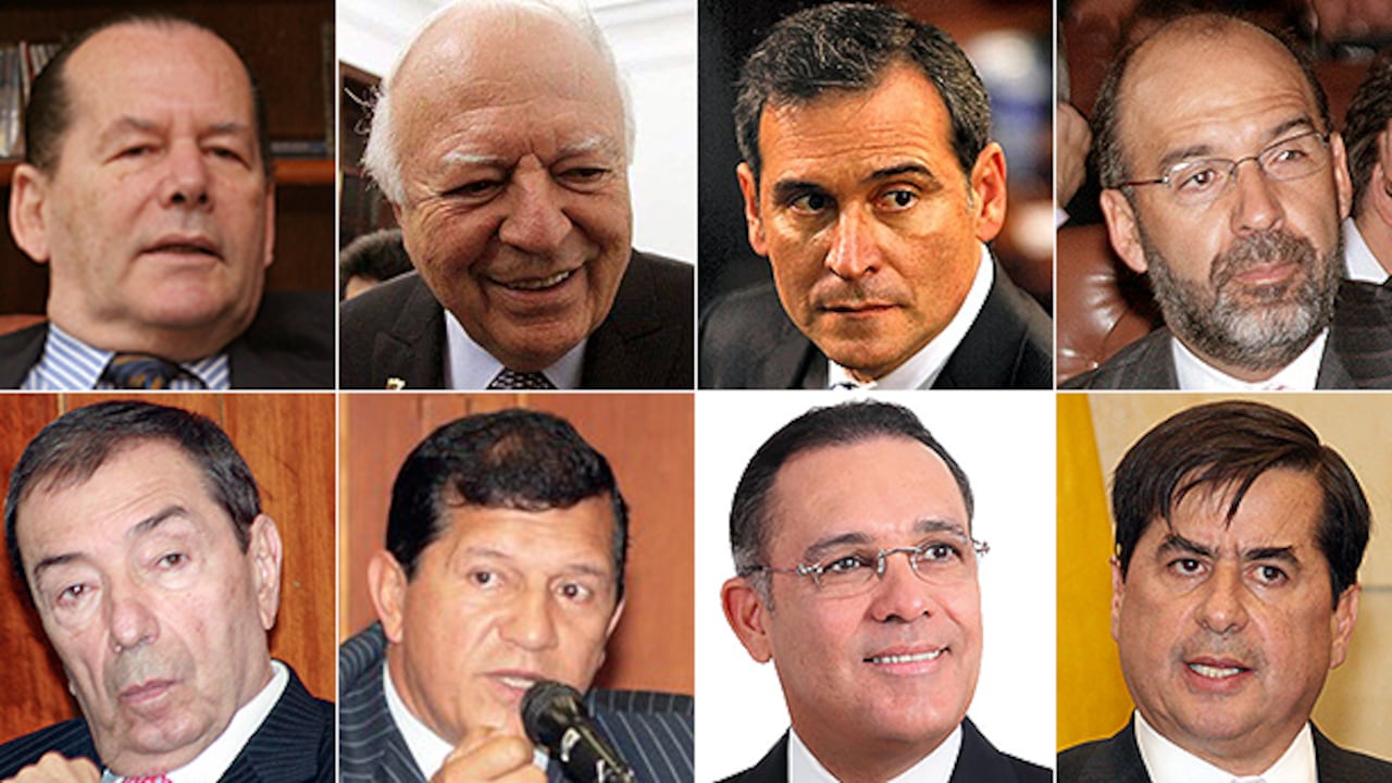 Estos son ocho de los congresistas con más tiempo en el legislativo.