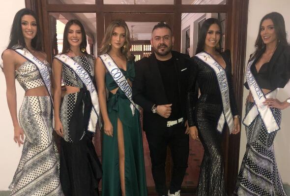 El diseñador vistió a las reinas en varias ediciones del Concurso Nacional de Belleza de Colombia.