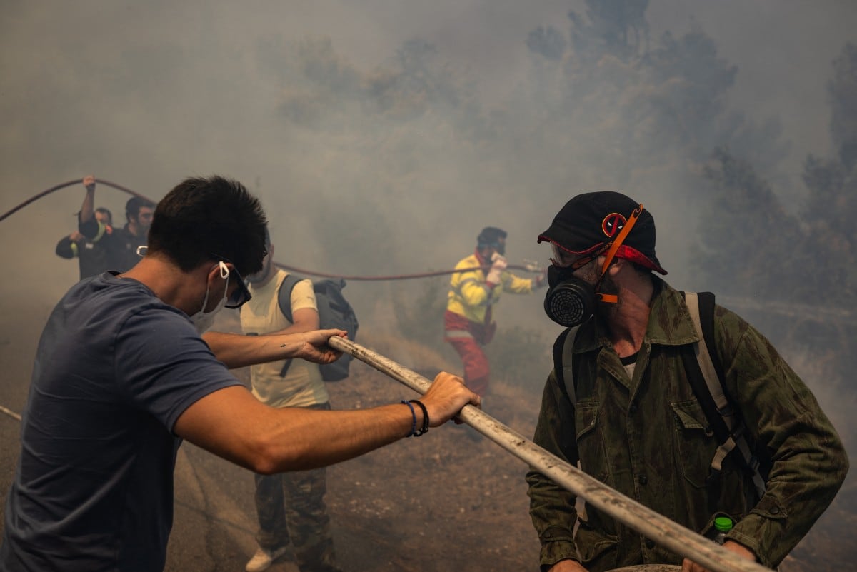 Incendios en Grecia.
