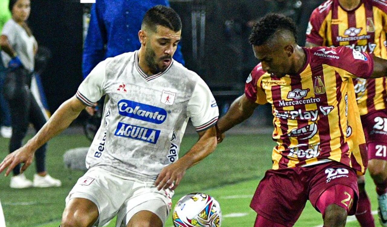 Deportes Tolima no se dejó amedrentar y aprovechó en el remate para triunfar.