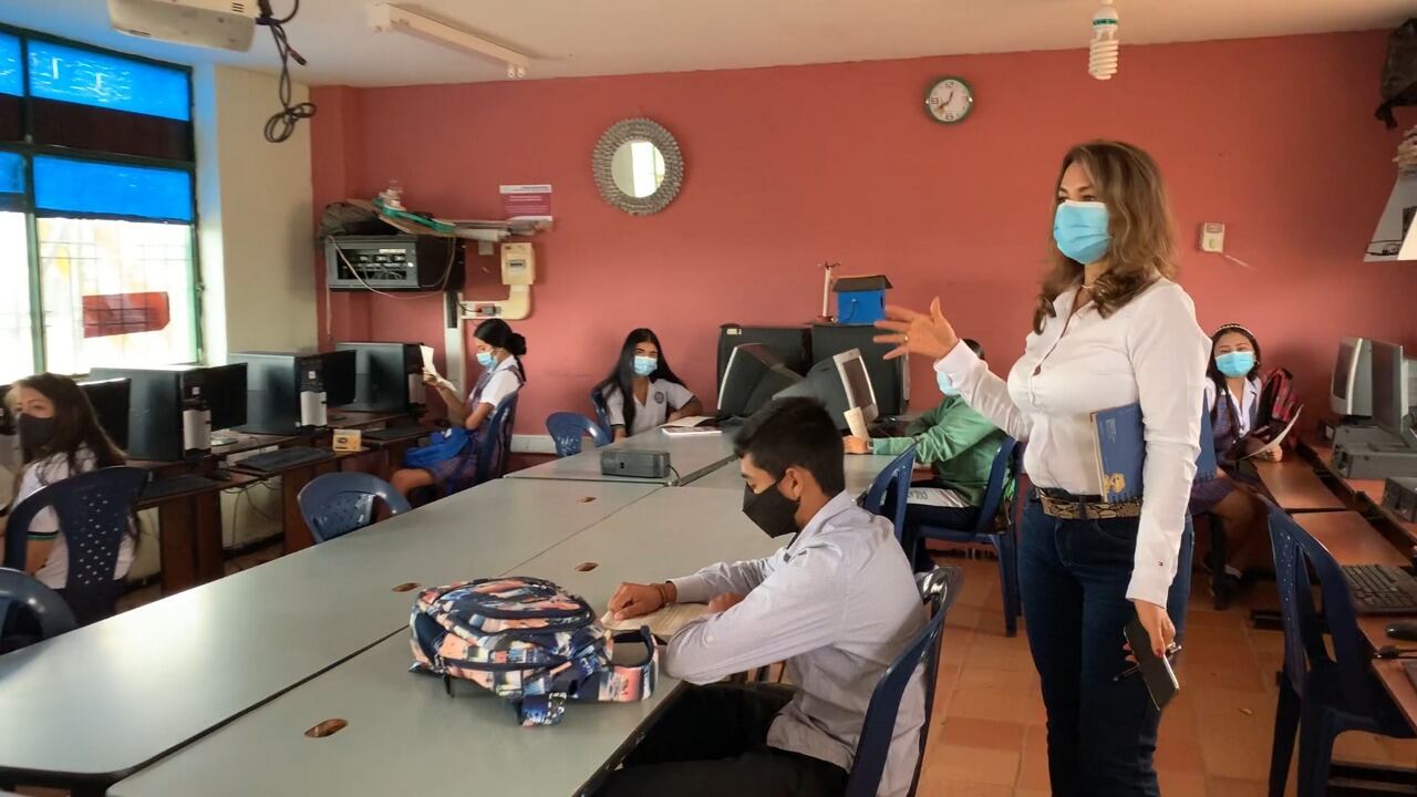 El regreso a las clases lo hacen instituciones de la cabecera urbana y la rural.