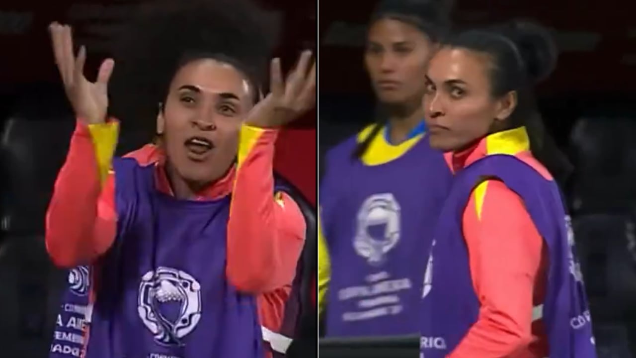 Marta, de Brasil, provocó a Colombia en Copa América Femenina