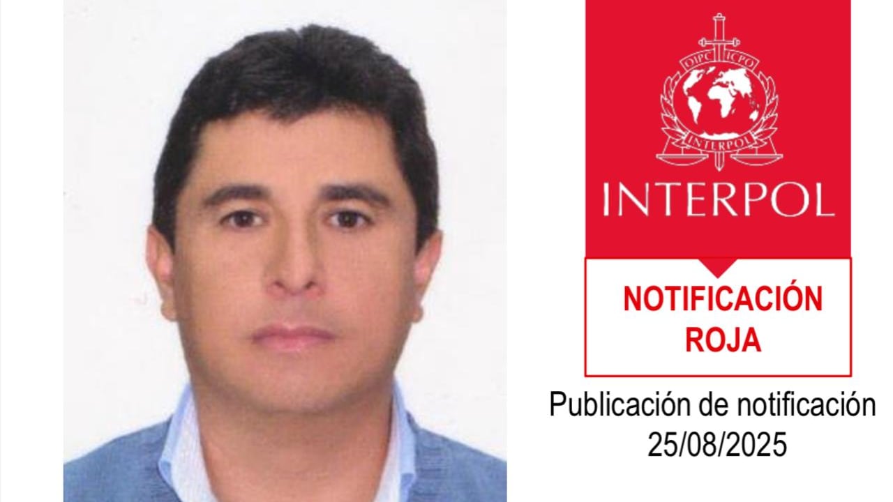 Circular roja de Interpol en contra de César Manrique Soacha.