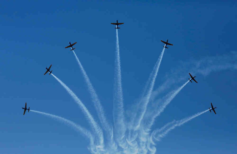 La feria aeronáutica colombiana F-AIR 2017 es una de las principales en América Latina. Foto: Daniel Reina Romero / SEMANA