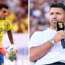 Kun Agüero ve en Luis Díaz la estrella de la Selección Colombia