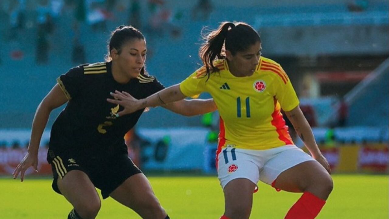 Partido de la Selección Colombia Femenina vs. México antes de la Copa América.