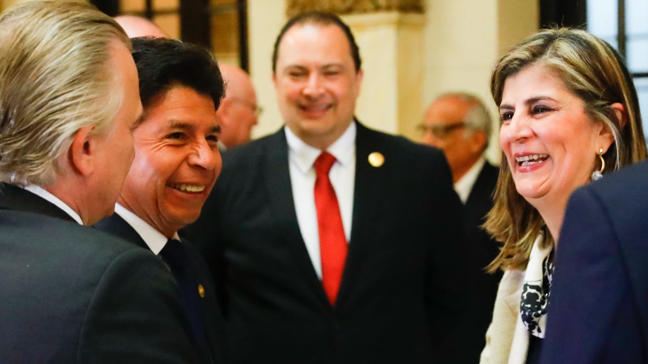El presidente, Pedro Castillo, recibió a la delegación de la OEA en Perú hace unos días.