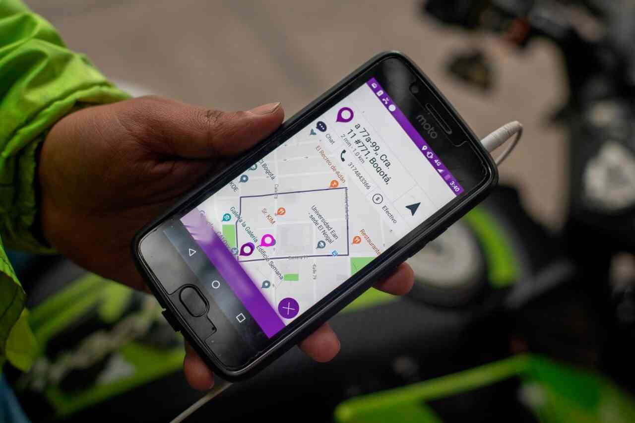 Aplicaciones de movilidad para pedir mototaxis.