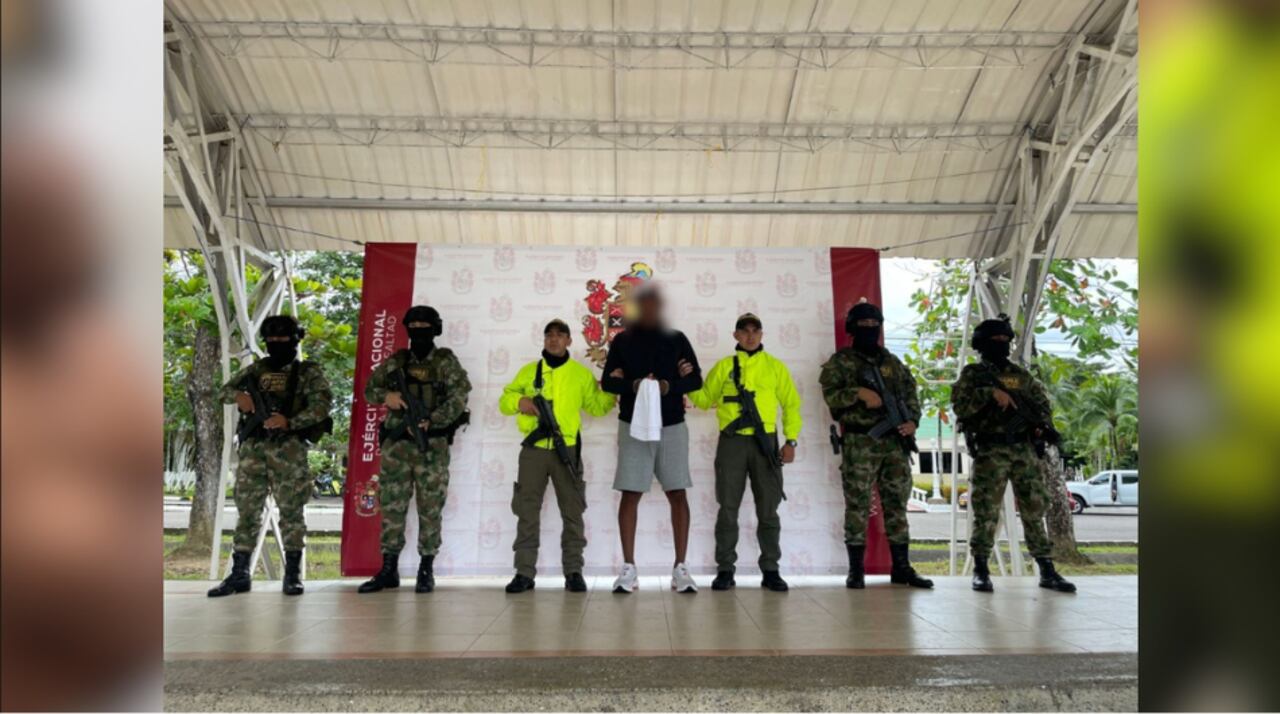 Narcotraficante detenido en Chocó.