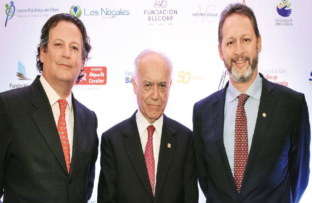Alejandro Fajardo, Luis Carlos Arango y Jorge Acosta.