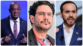 Luis Gilberto Murillo, Iván Cepeda y Abelardo de la Espriella.