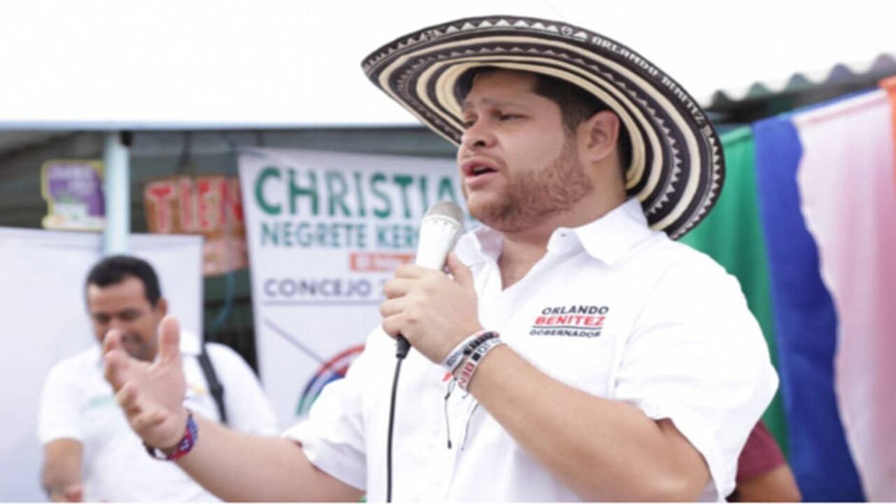 Orlando Benítez, actual gobernador del departamento de Córdoba.