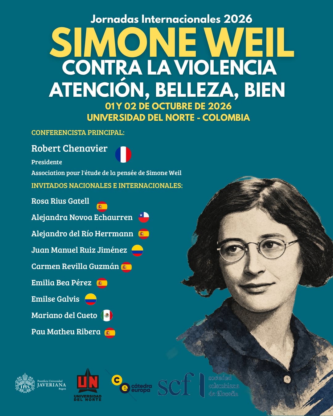 Simone Weil, contra la violencia / Coloquio 2026
