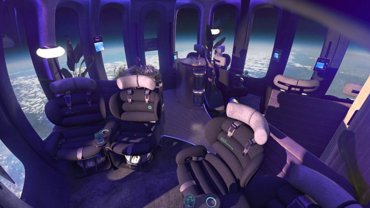 La compañía Space Perspective dejó ver el interior y exterior de la cápsula bautizada como Neptuno.