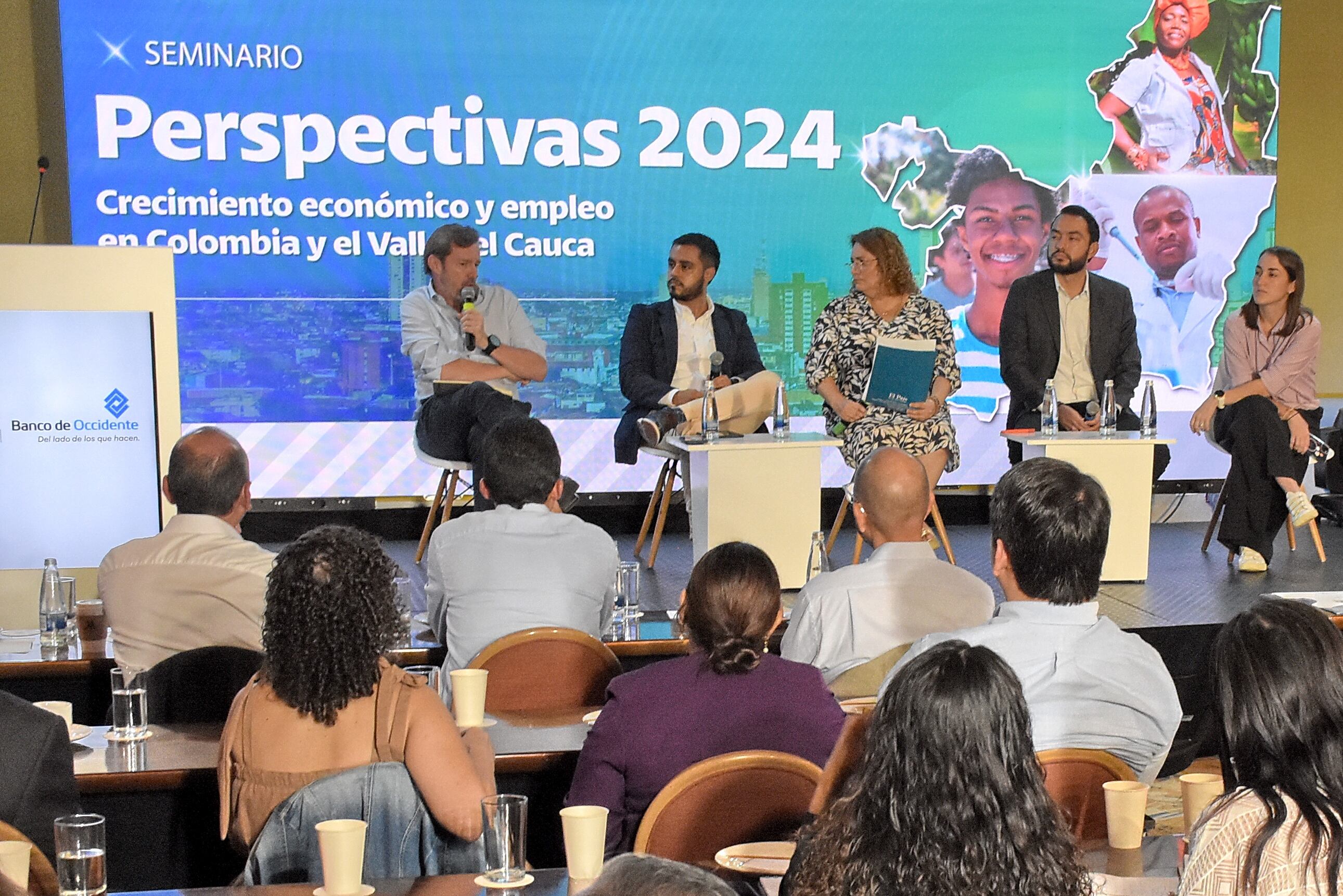 Perspectivas 2024, Crecimiento Económico y Empleo en Colombia y el Valle del Cauca.