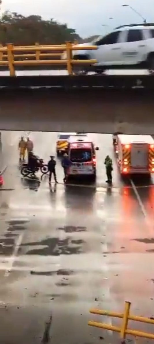 Accidente vía Palmira - Cali