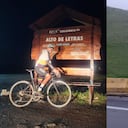 Jimmy Ortiz, ciclista bogotano.