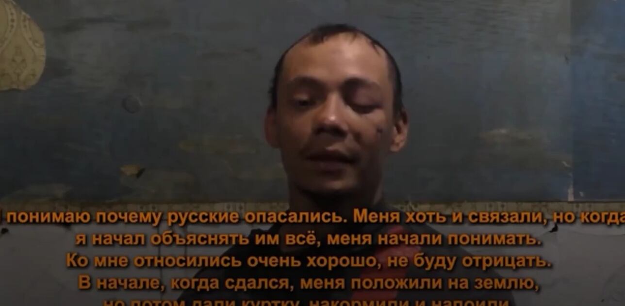 Miguel Ángel Cárdenas, mercenario colombiano capturado por el ejército ruso en Ucrania.