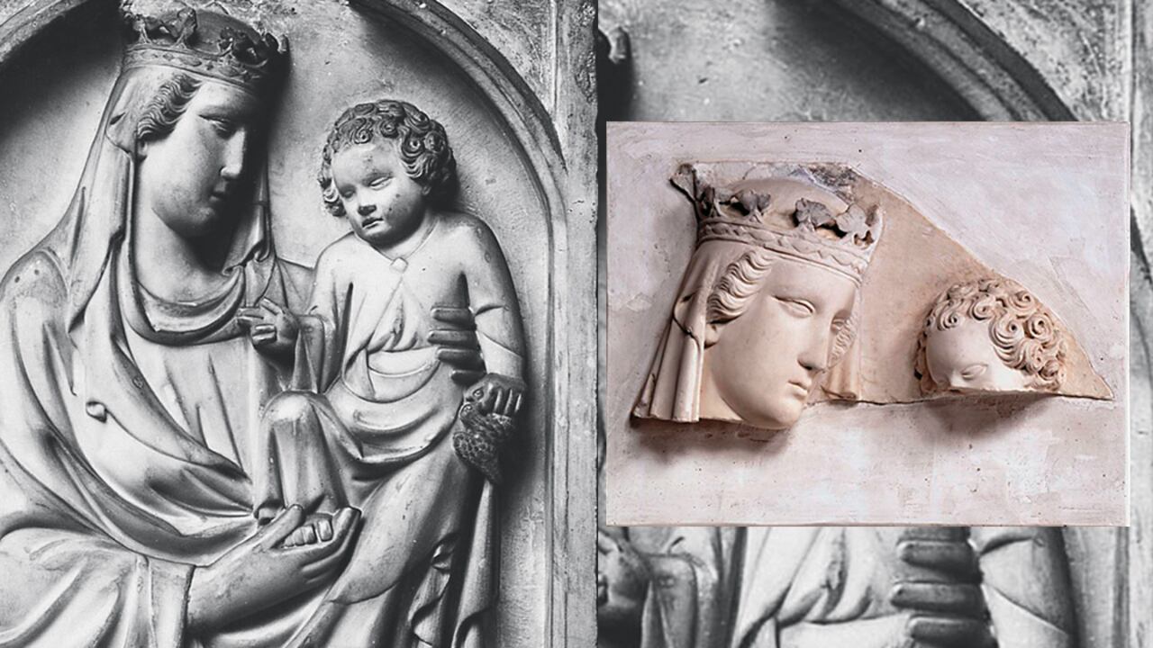 Virgen con el niño de Tino di Camaino, 1335