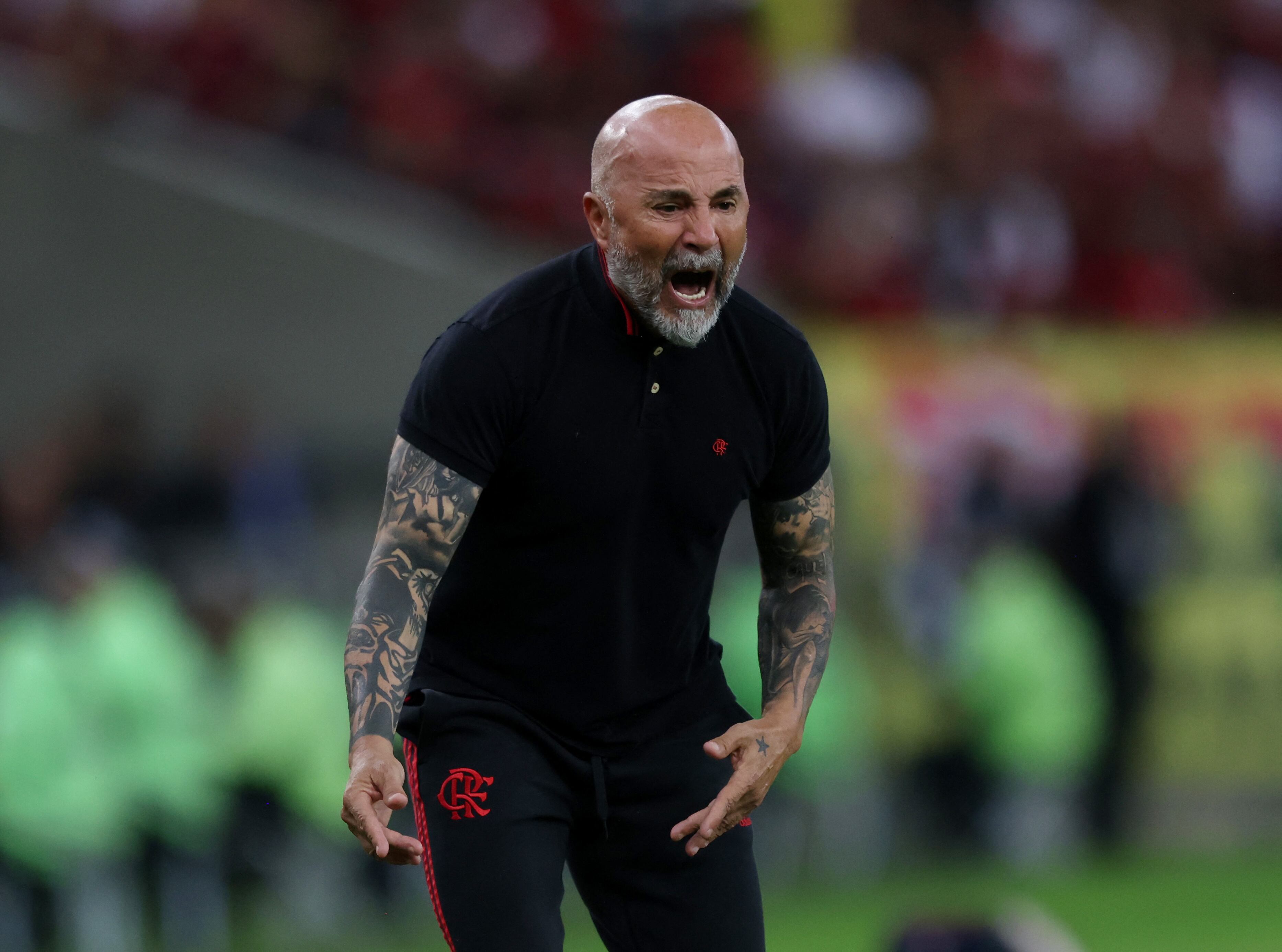 Jorge Sampaoli, técnico de Flamengo.