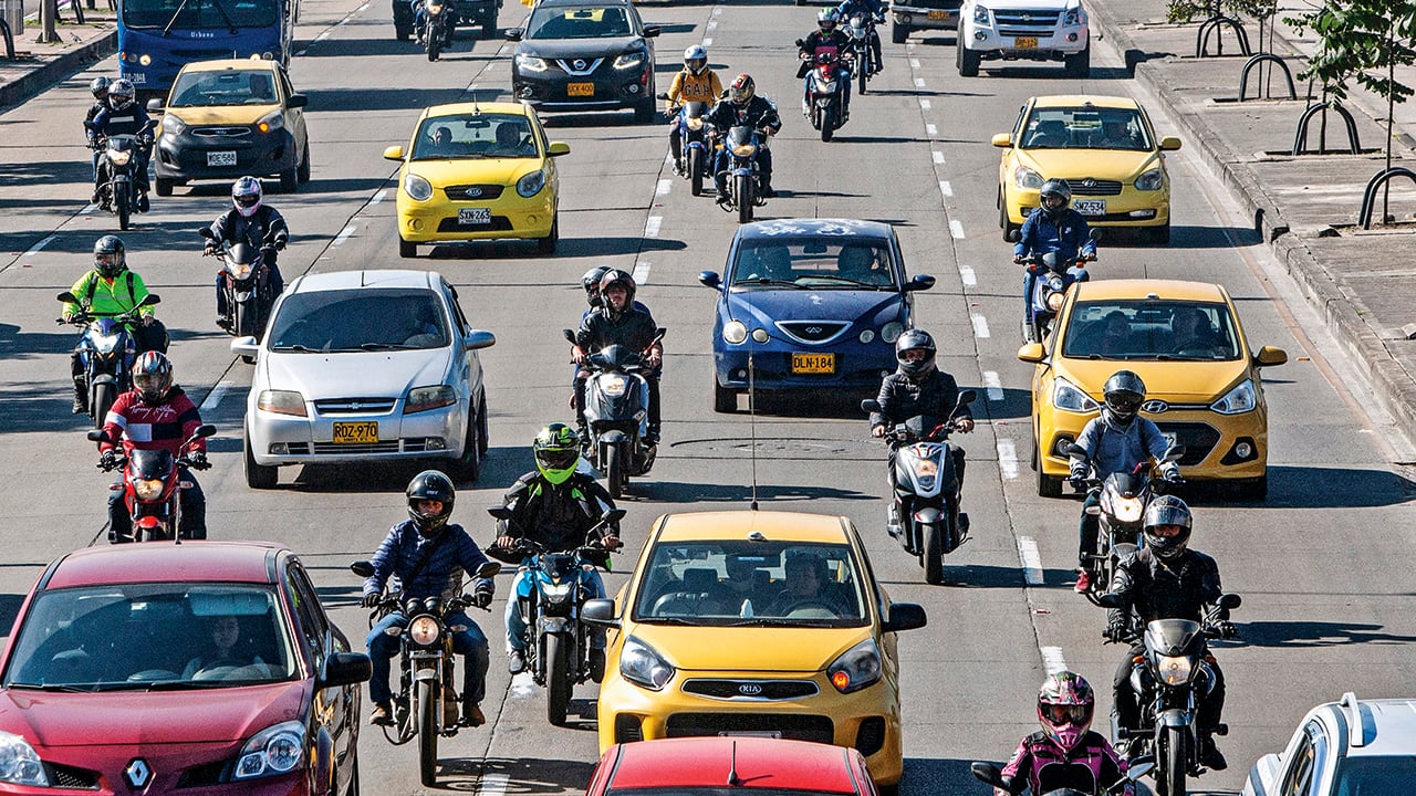 Las vías se están llenando de motos