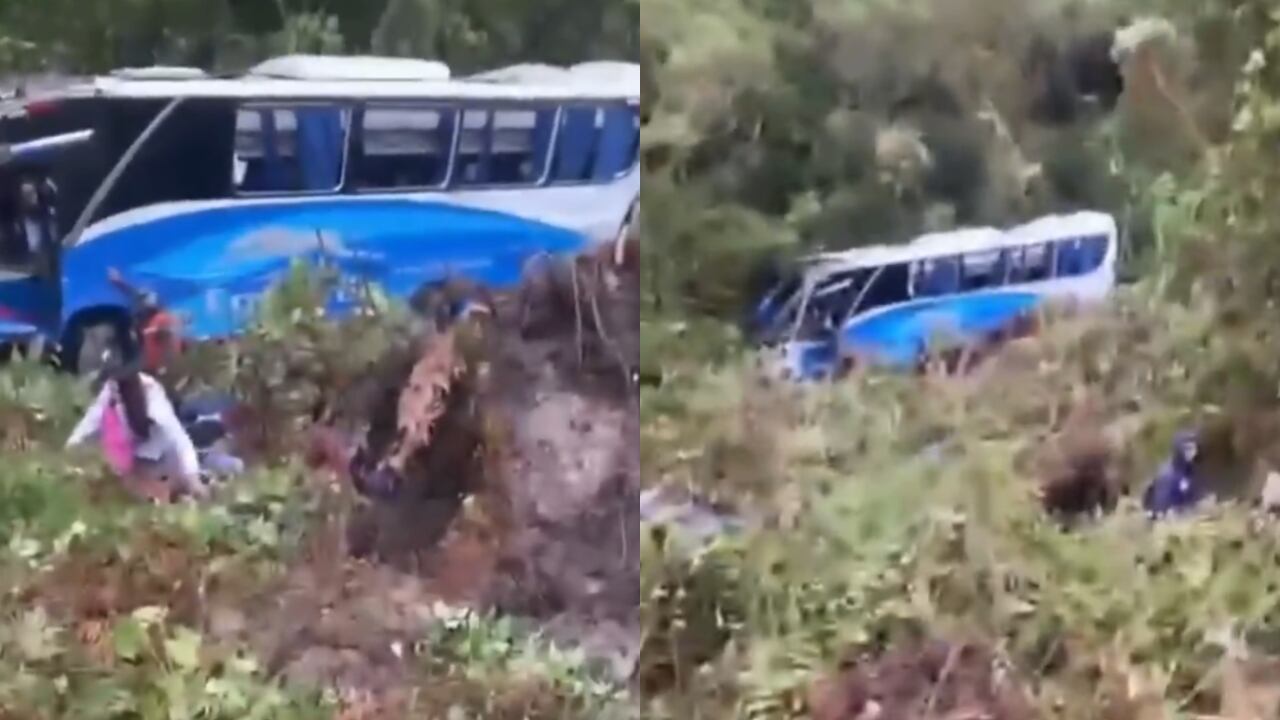 Accidente de bus entre los departamentos de Norte de Santander y Arauca.