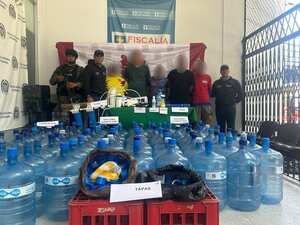 Los Aguamanes capturados por la Fiscalía en Barranquilla.