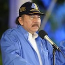 This handout picture released by the Nicaraguan Presidency shows Nicaragua's President Daniel Ortega delivering a speech during the commemoration of the 43rd anniversary of the foundation of the National Police at the Revolution Square in Managua, on September 28, 2022. (Photo by Jairo CAJINA / Nicaraguan Presidency / AFP) / RESTRICTED TO EDITORIAL USE - MANDATORY CREDIT "AFP PHOTO / NICARAGUAN PRESIDENCY / JAIRO CAJINA" - NO MARKETING NO ADVERTISING CAMPAIGNS - DISTRIBUTED AS A SERVICE TO CLIENTS