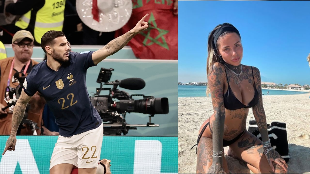 Theo Hernández y su novia Zoe Cristofoli, una de las parejas más populares del Mundial Qatar 2022.
