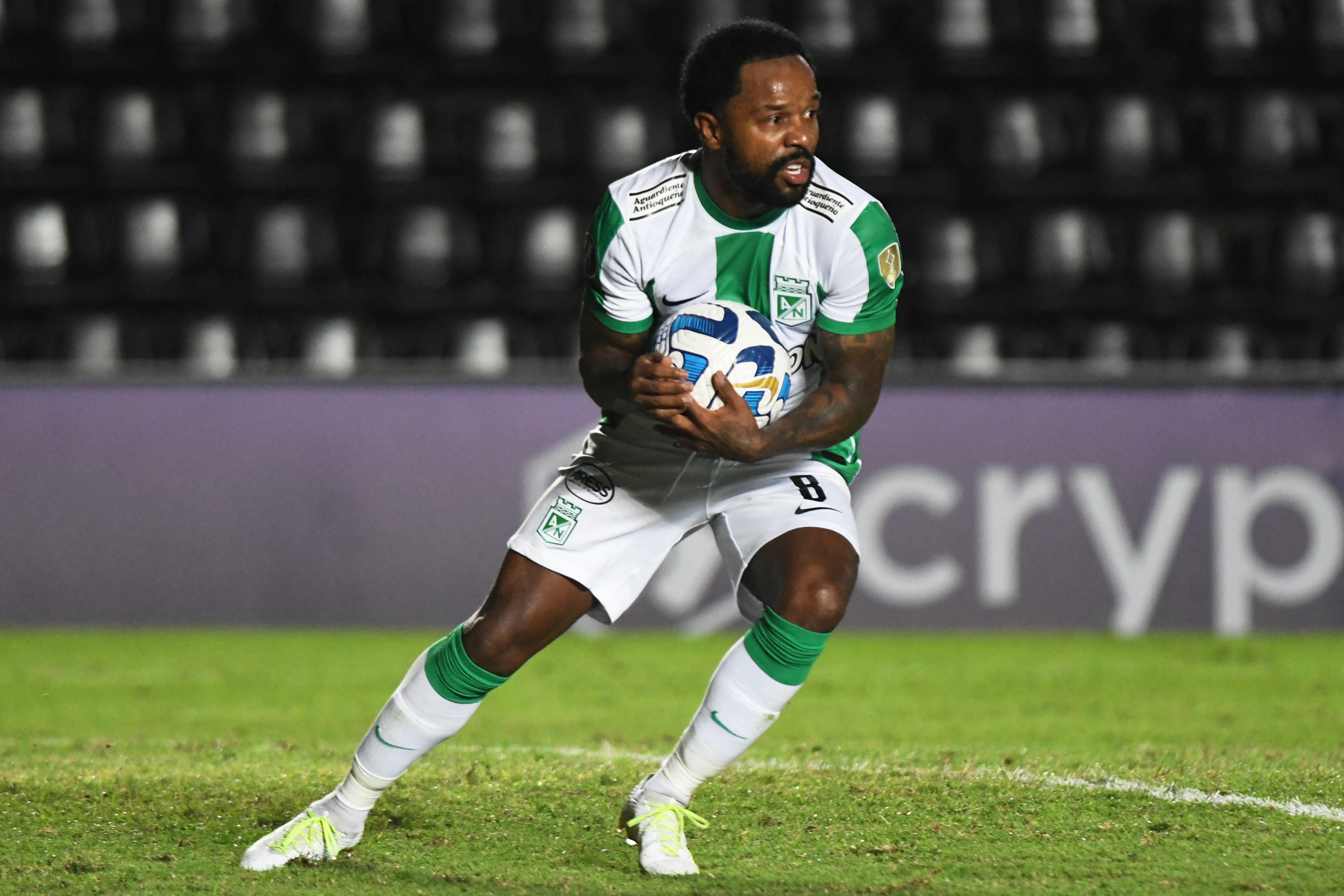 Dorlan Pabón llegó a nueve goles con Nacional en Libertadores.