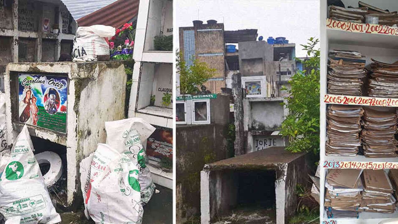 El cementerio municipal de Tumaco, Nariño.