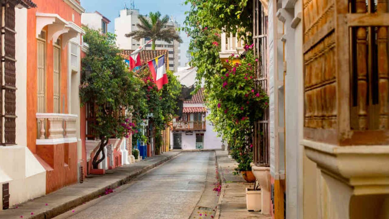 Ciudad de Cartagena durante la pandemia de coronavirus.