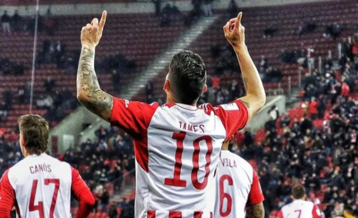 James Rodríguez acumula cinco goles en esta temporada.