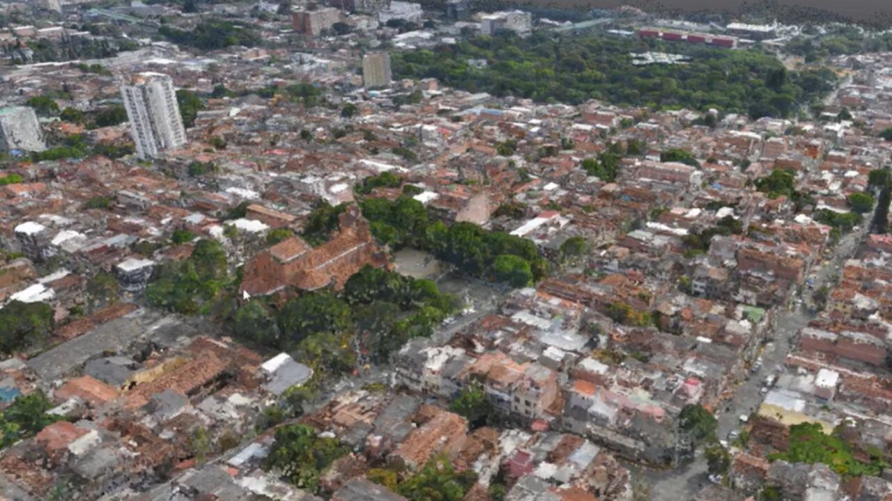 Mapa 3D Medellín