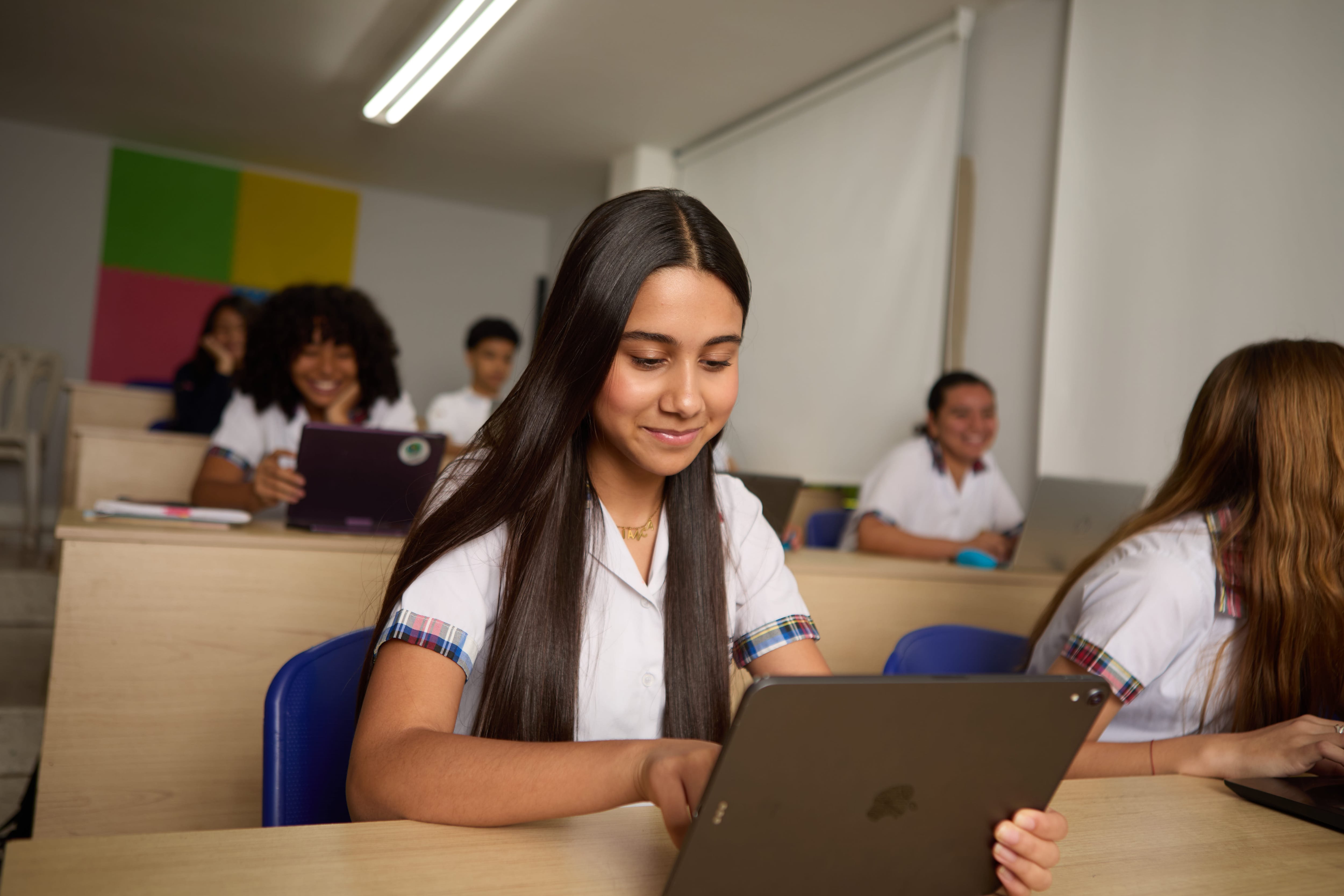 Estudiantes en Barranquilla.