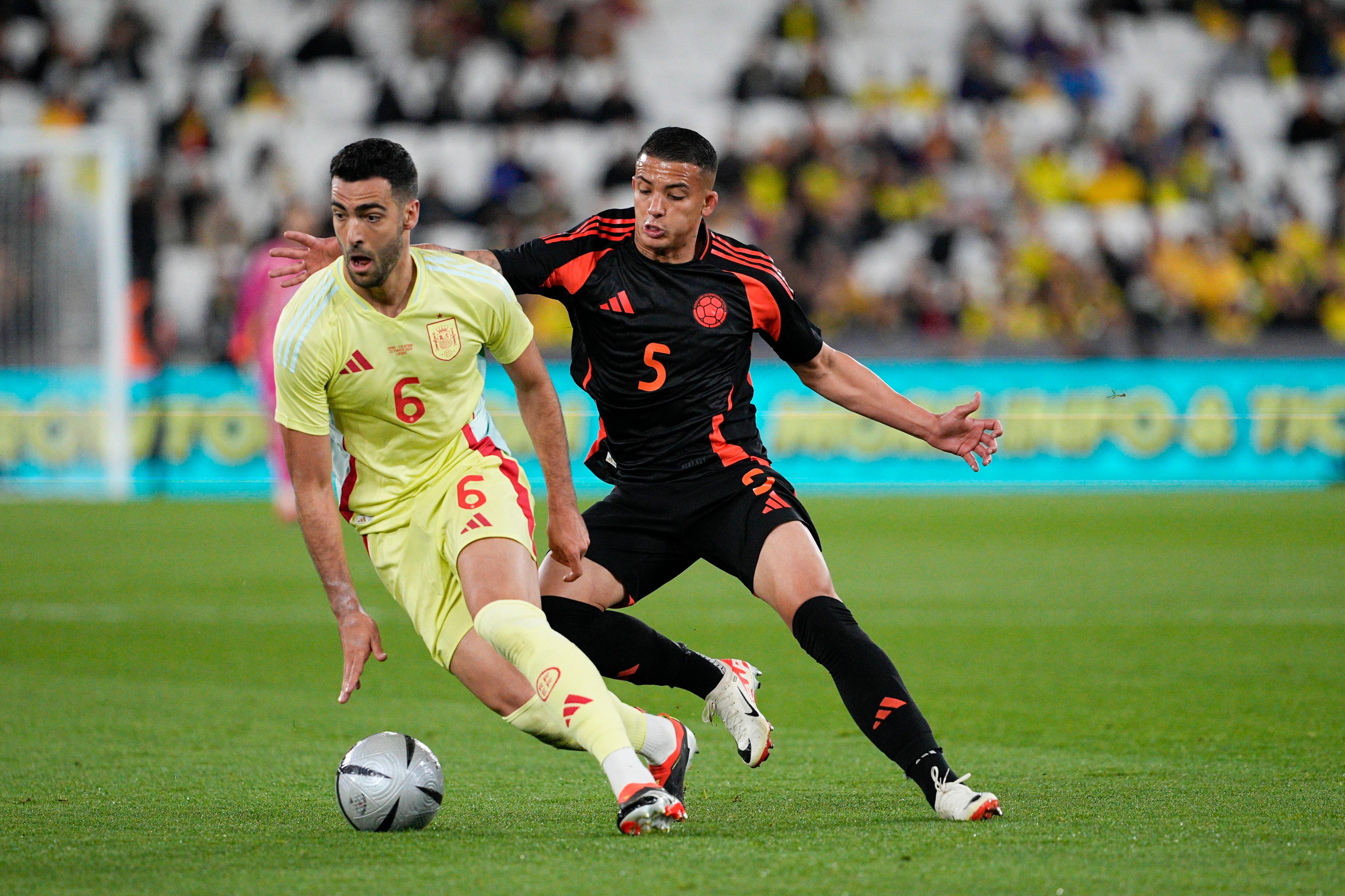 Colombia vs España - partido amistoso - Estadio Olímpico de Londres