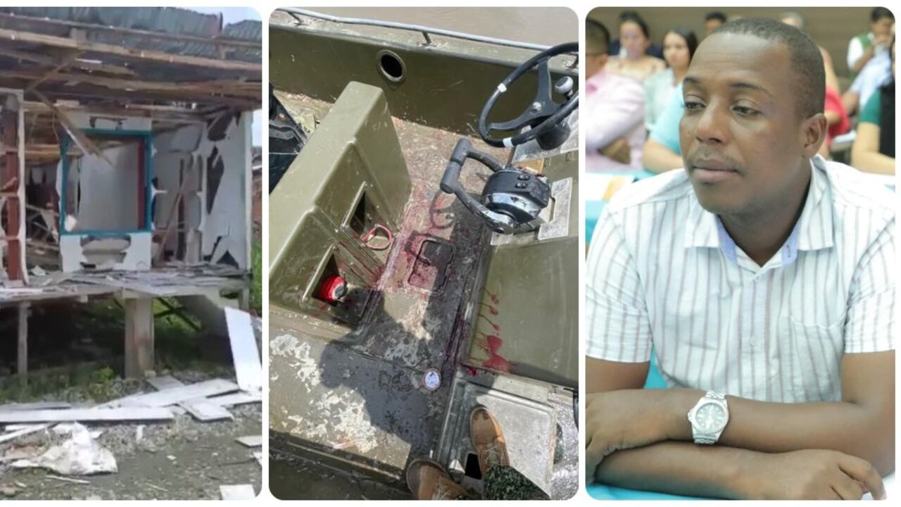 El alcalde de Timbiquí, Kilian Cuero, habla de la explosión en su tierra.