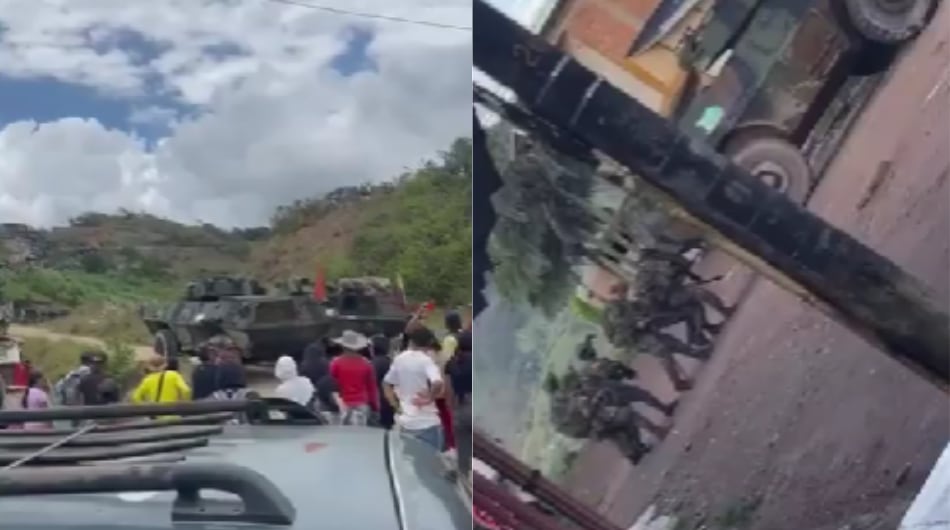 Comunidad solicitó a tropas que salieron de El Plateado.