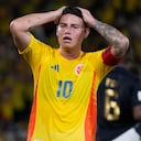 James Rodríguez ante Ecuador.