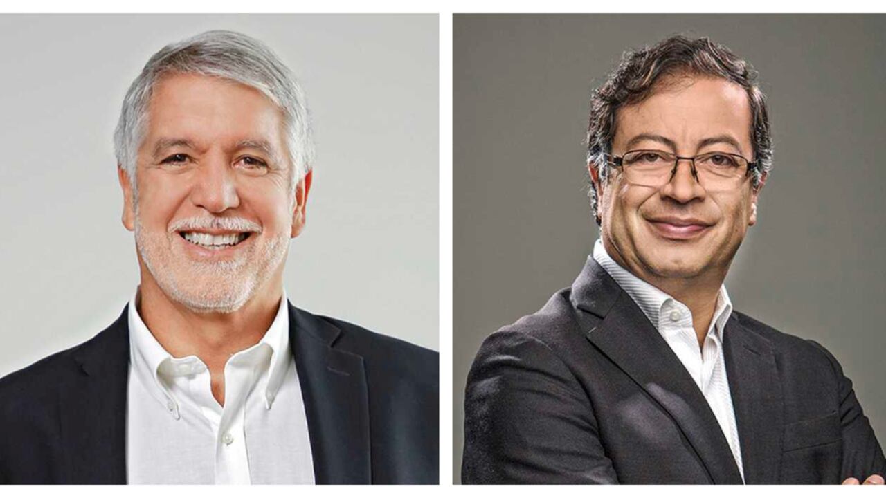 Enrique Peñalosa y Gustavo Petro.