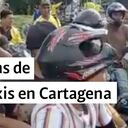 Las protestas han causado un colapso en la movilidad de la ciudad.