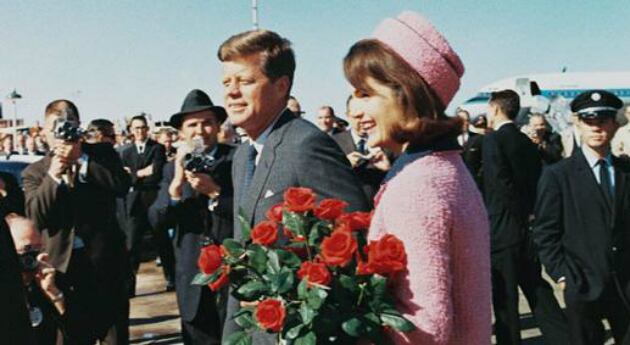 John F. Kennedy y Jackie Kennedy.