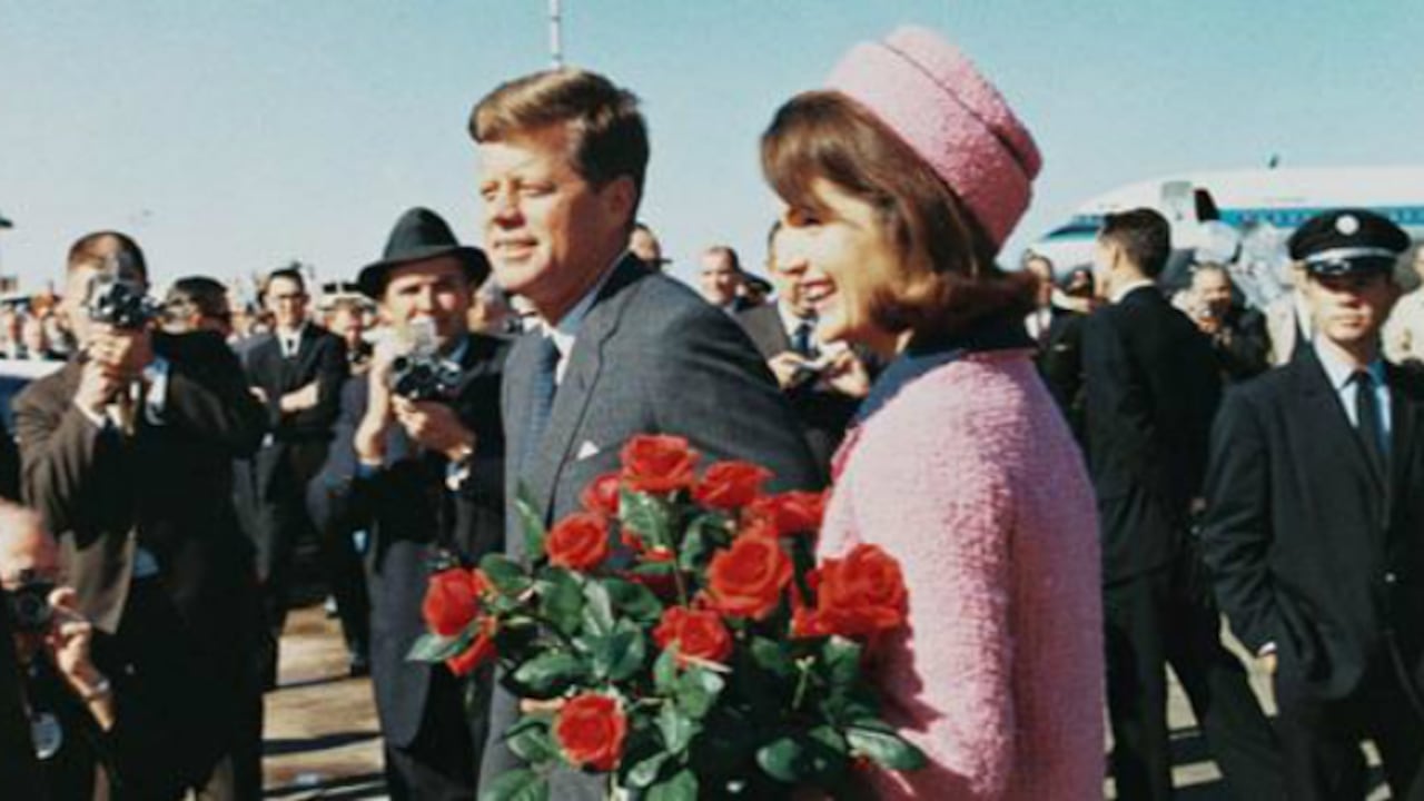 John F. Kennedy y Jackie Kennedy.
