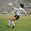 Diego Maradona, leyenda del fútbol argentino