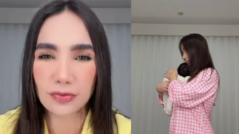 Reacciones por video de Paola Jara cargando a su bebé recién nacida; criticaron detalle: “Alguien que le enseñe” - Semana