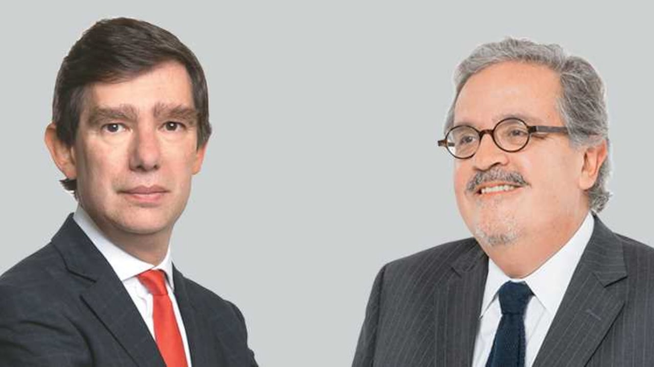 Francisco Reyes (Superintendente de Sociedades) y Gerardo Hernández (Superintendente Financiero).
