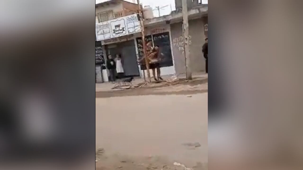 La víctima de robo golpeó por 9 cuadras al ladrón.